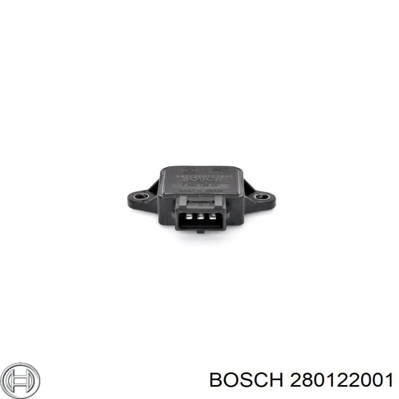 Датчик дроссельной заслонки  Bosch 280122001 цена, от 12.23 USD