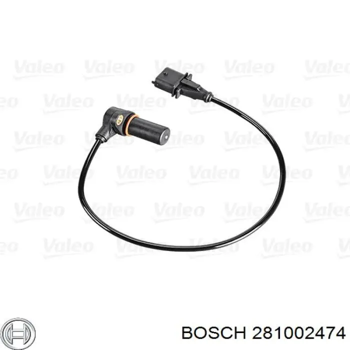 Датчик положения коленчатого вала Bosch 281002474 цена, от 18.93 USD