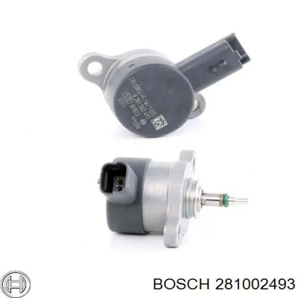 281002493 Bosch válvula de regulação de pressão (válvula de redução da bomba de combustível de pressão alta Common-Rail-System)