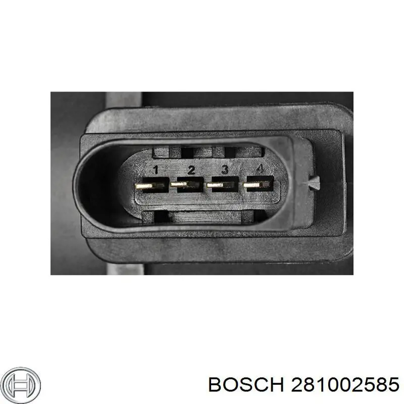Датчик массового расхода воздуха Bosch 281002585 цена, от 139.17 USD
