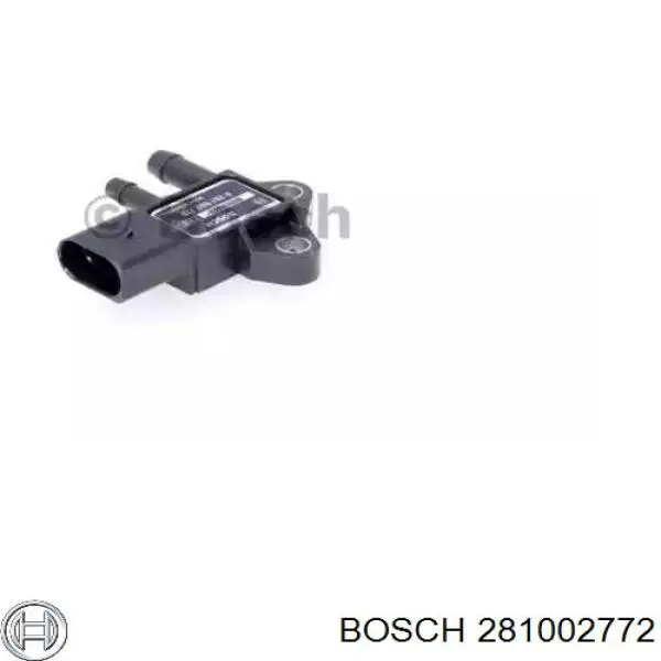 281002772 Bosch sensor de pressão dos gases de escape