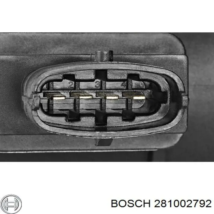Датчик массового расхода воздуха Bosch 281002792 цена, от 54.86 USD