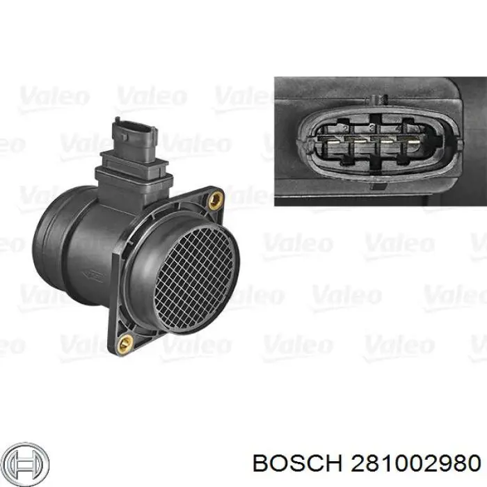 281002980 Bosch Датчик расхода воздуха