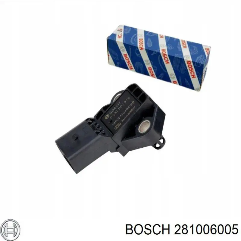 281006005 Bosch sensor de pressão dos gases de escape