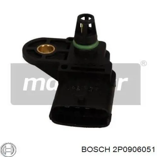 Датчик давления нагнетания воздуха Bosch 2P0906051 цена, от 27.93 USD