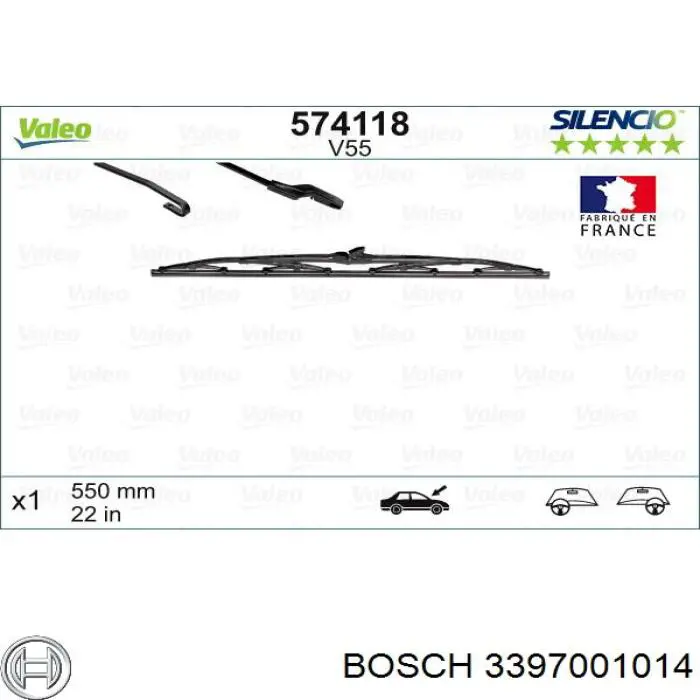 Дворники Bosch 3397001014 цена, от 27.12 USD