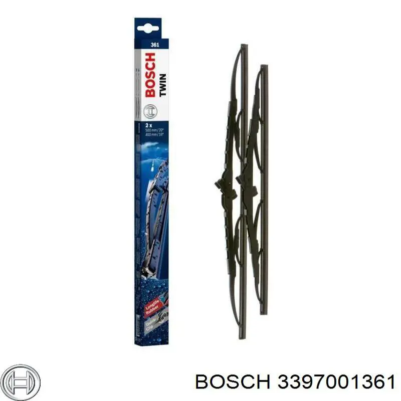 Щетка-дворник лобового стекла, пассажирская Bosch 3397001361 цена, от 16.24 USD
