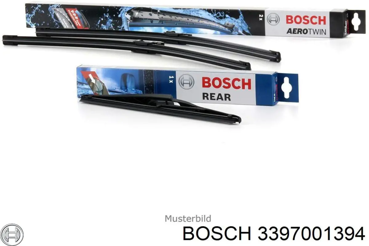 3397001394 Bosch щетка-дворник лобового стекла, комплект из 2 шт.