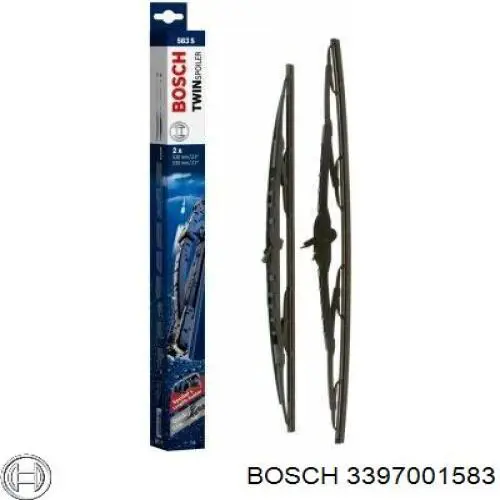 Щетка-дворник лобового стекла, пассажирская Bosch 3397001583 цена, от 21.07 USD