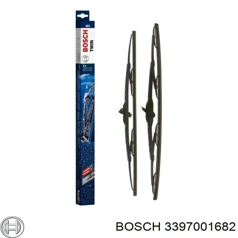 Купить 3397001682 Bosch Щетка-дворник лобового стекла пассажирская