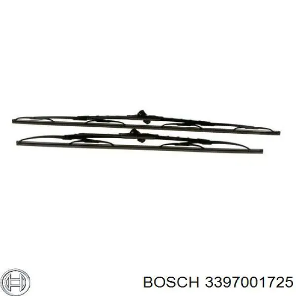 Щетка-дворник лобового стекла пассажирская 3397001725 Bosch