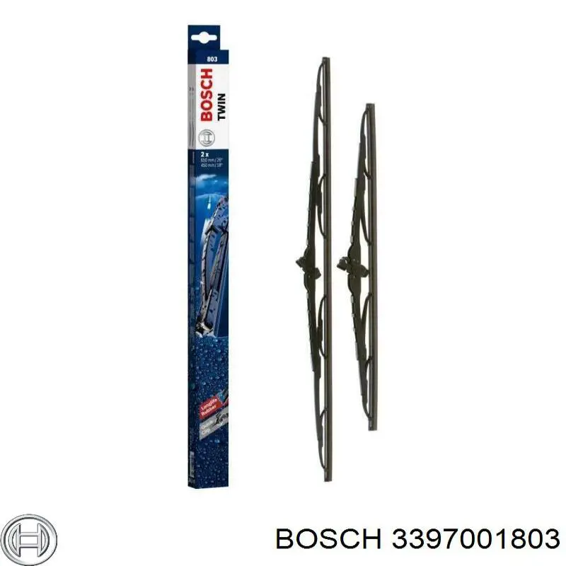 Щетка-дворник лобового стекла пассажирская 3397001803 Bosch