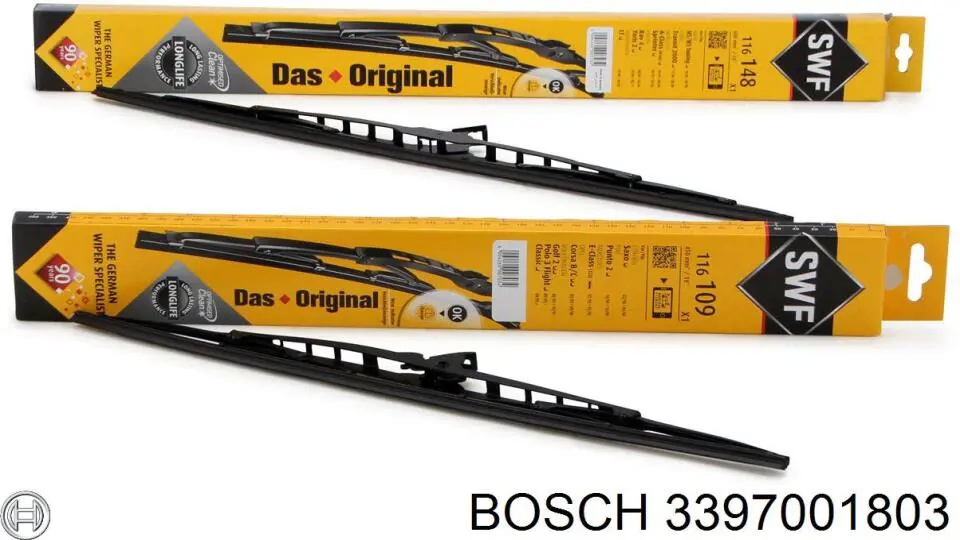 Щетка дворника правая Bosch 3397001803