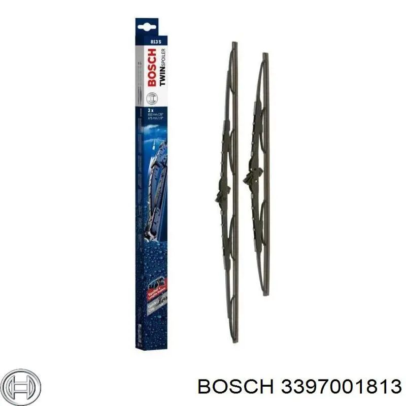 3397001813 Bosch щетка-дворник лобового стекла, комплект из 2 шт.
