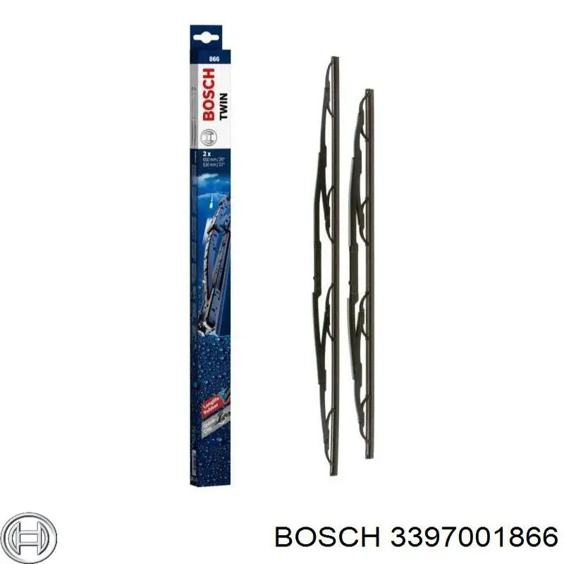 3397001866 Bosch щетка-дворник лобового стекла, комплект из 2 шт.