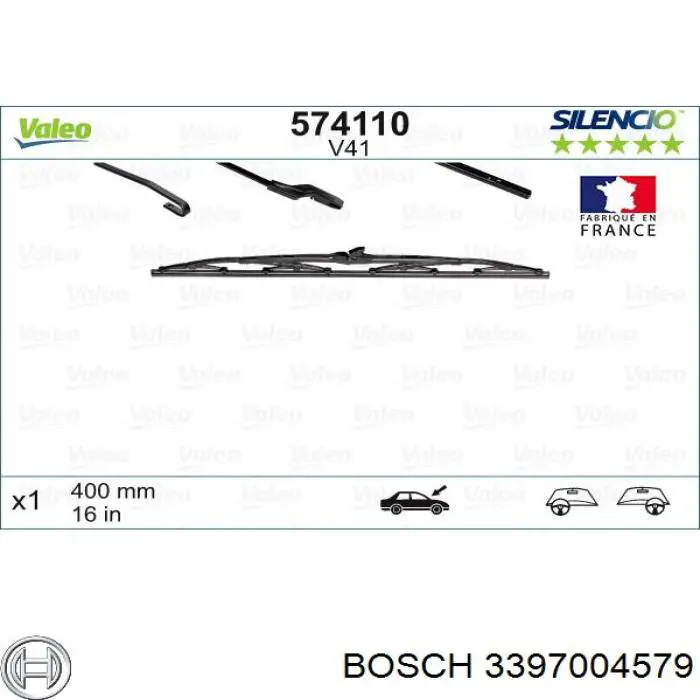 Купить 3397004579 Bosch Дворник стеклоочистителя задний