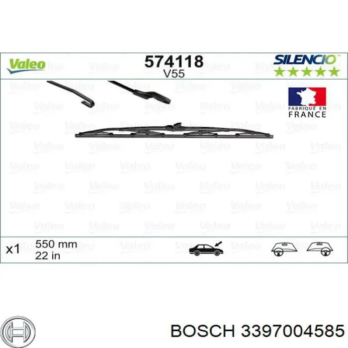 3397004585 Bosch Щетка-дворник лобового стекла, водительская
