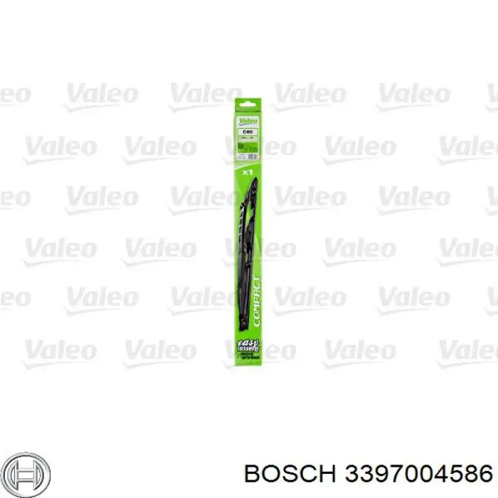 Щетка дворника левая Bosch 3397004586