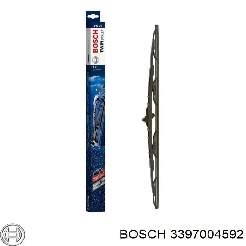 Щетка-дворник лобового стекла водительская 3397004592 Bosch