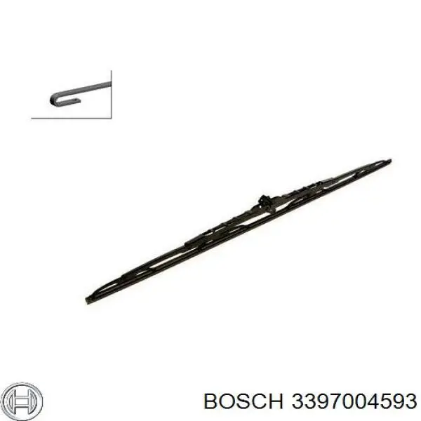 Щетка-дворник лобового стекла водительская 3397004593 Bosch