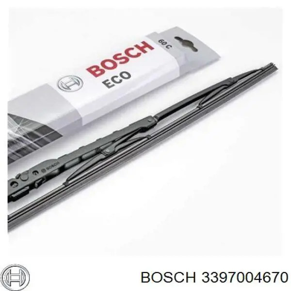 Щетка дворника левая Bosch 3397004670