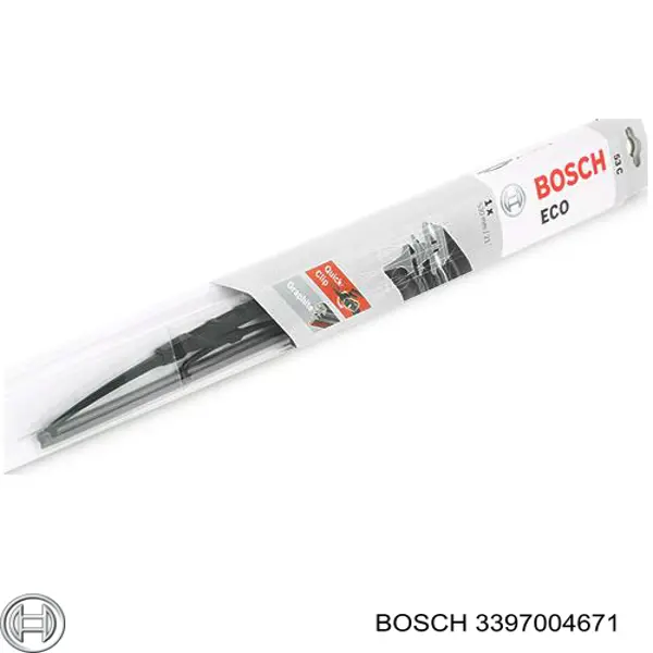 Щітка-двірник лобового скла, пасажирська 3397004671 Bosch