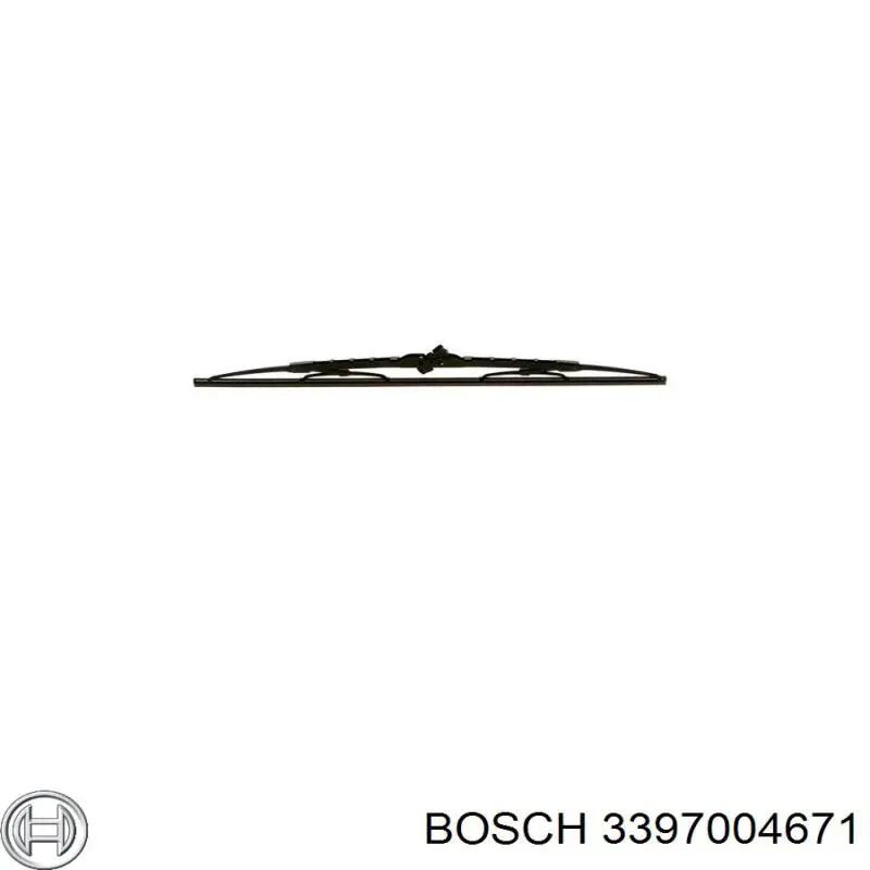 3397004671 Bosch Щетка стеклоочистителя лобового стекла, пассажирская