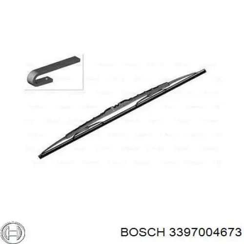 Щетка-дворник лобового стекла водительская 3397004673 Bosch