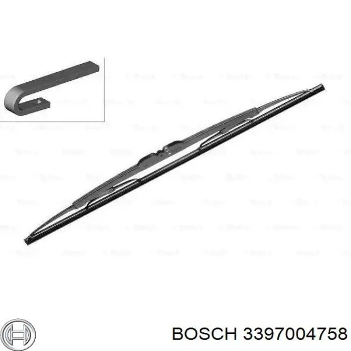 Дворник задний 3397004758 Bosch