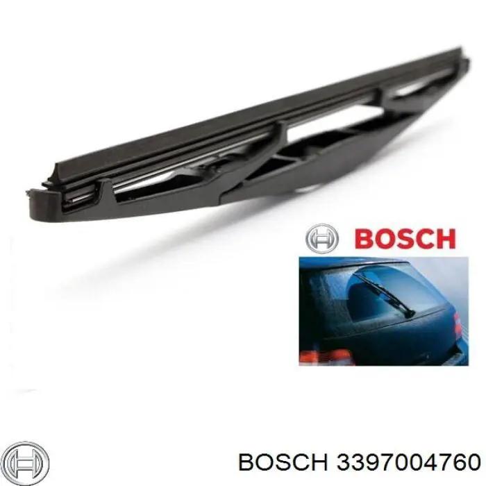 Купить 3397004760 Bosch Щетка-дворник лобового стекла пассажирская