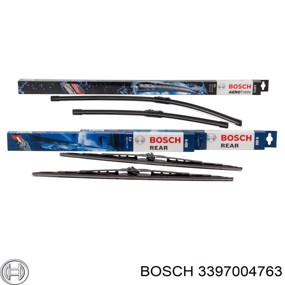Купить 3397004763 Bosch Щетка-дворник лобового стекла пассажирская