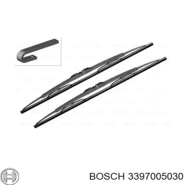 3397005030 Bosch щетка-дворник лобового стекла, комплект из 2 шт.