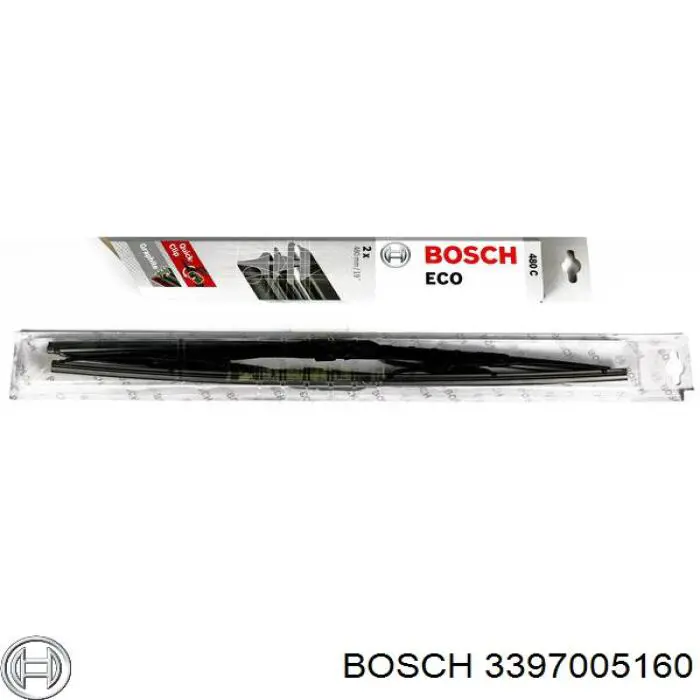 Щітка-двірник лобового скла, комплект з 2-х шт. 3397005160 Bosch