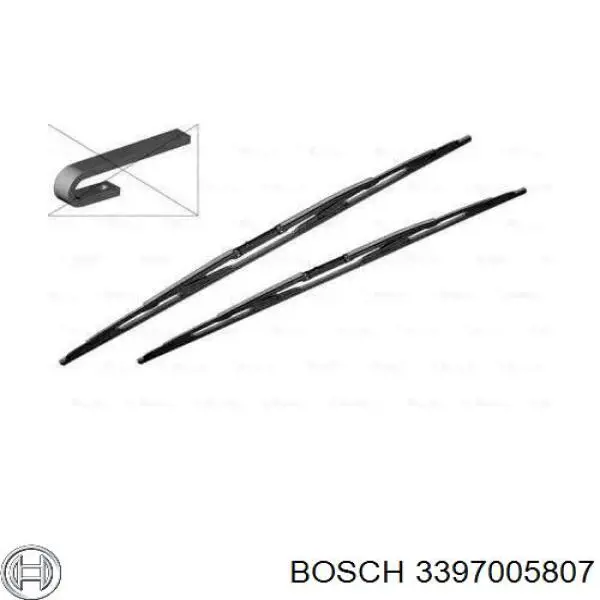 Стеклоочистители лобового стекла Bosch 3397005807
