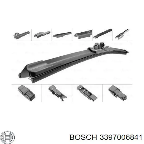 3397006841 Bosch щетка-дворник лобового стекла водительская