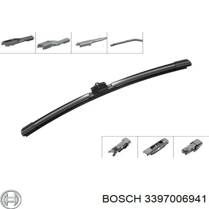 Щетка дворника левая Bosch 3397006941