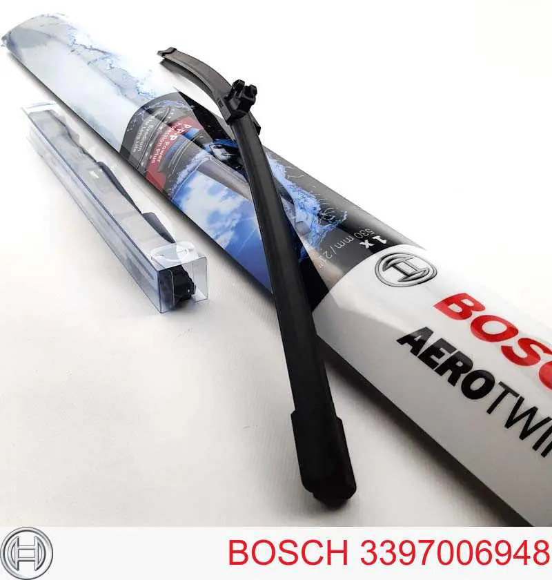 3397006948 Щетка стеклоочистителя бескаркасная Bosch AEROTWIN PLUS 3397006948 530 мм 1шт