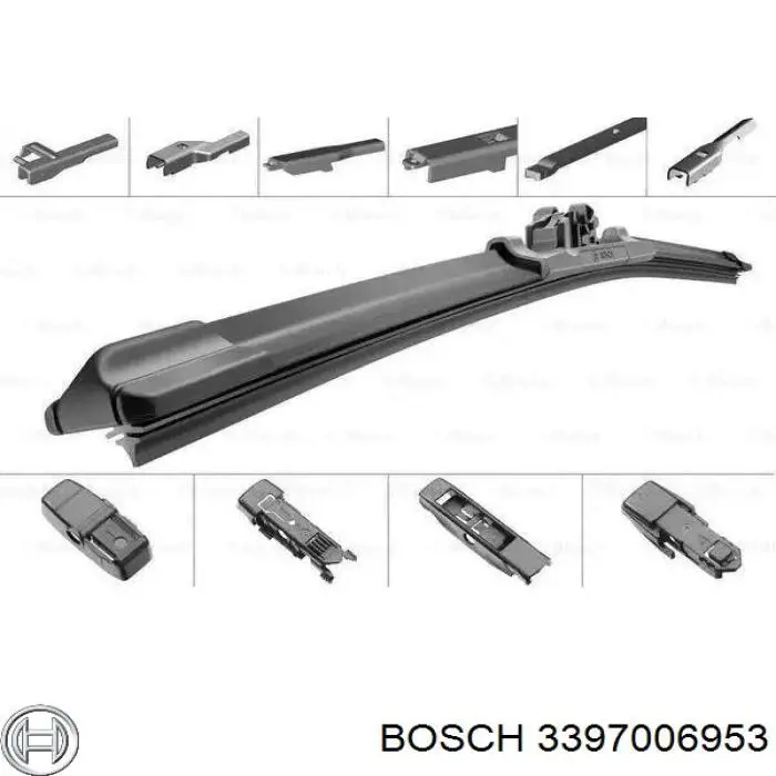 3397006953 Bosch щетка-дворник лобового стекла водительская