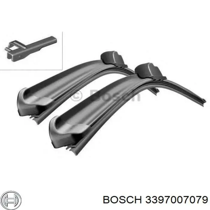 Щетка стеклоочистителя лобового стекла, водительская Bosch 3397007079 цена, от 27.12 USD