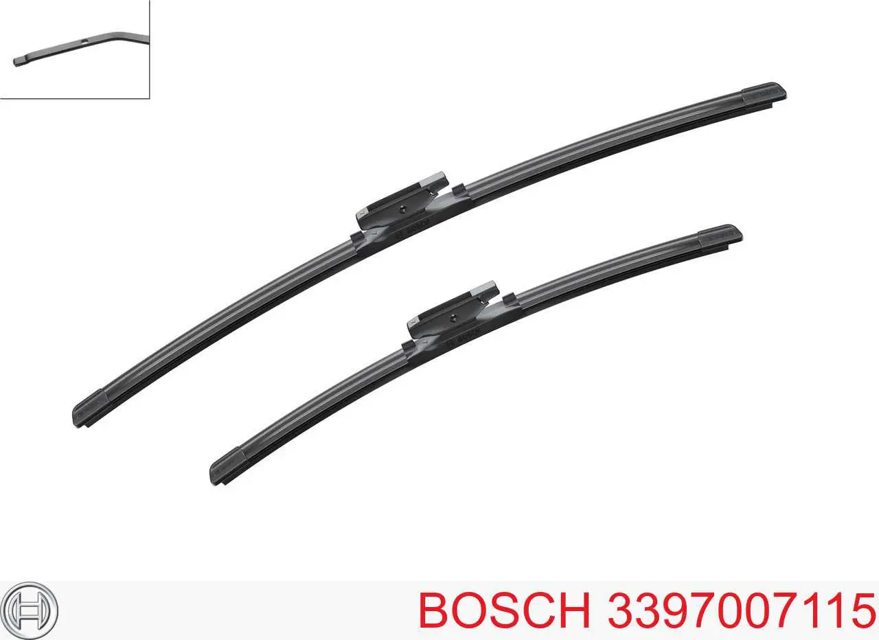 3397007115 Bosch Щетки лобового стекла