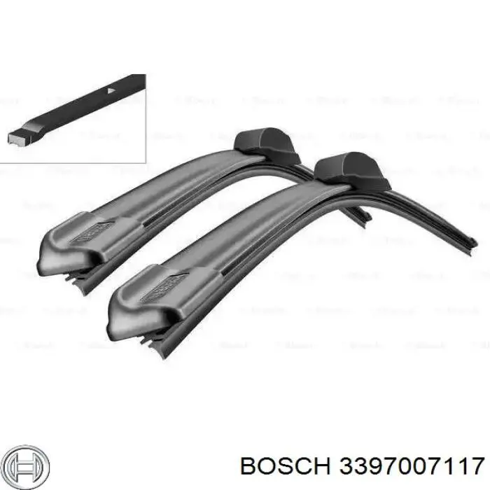 Щетки стеклоочистителя 3397007117 Bosch