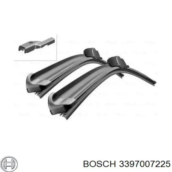 Щітка-двірник лобового скла, комплект з 2-х шт. 3397007225 Bosch