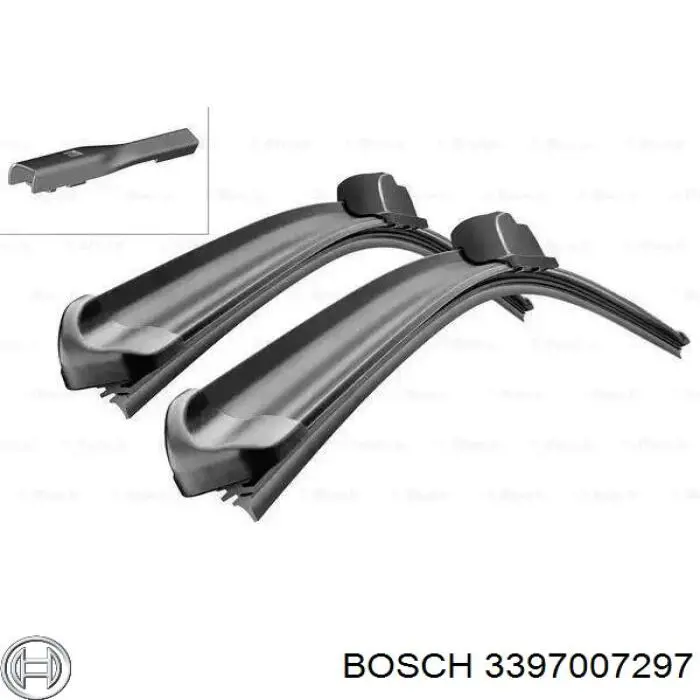 3397007297 Bosch щетка-дворник лобового стекла, комплект из 2 шт.