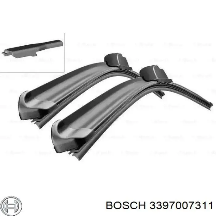 3397007311 Bosch щетка-дворник лобового стекла, комплект из 2 шт.