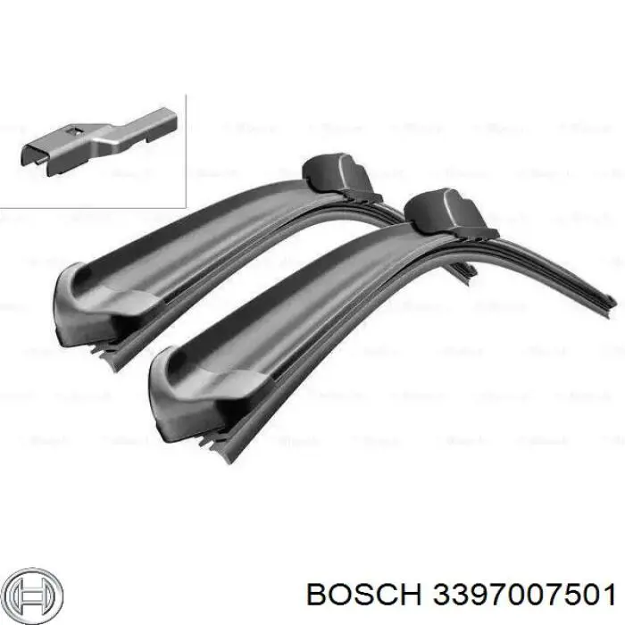 Щетки стеклоочистителя 3397007501 Bosch