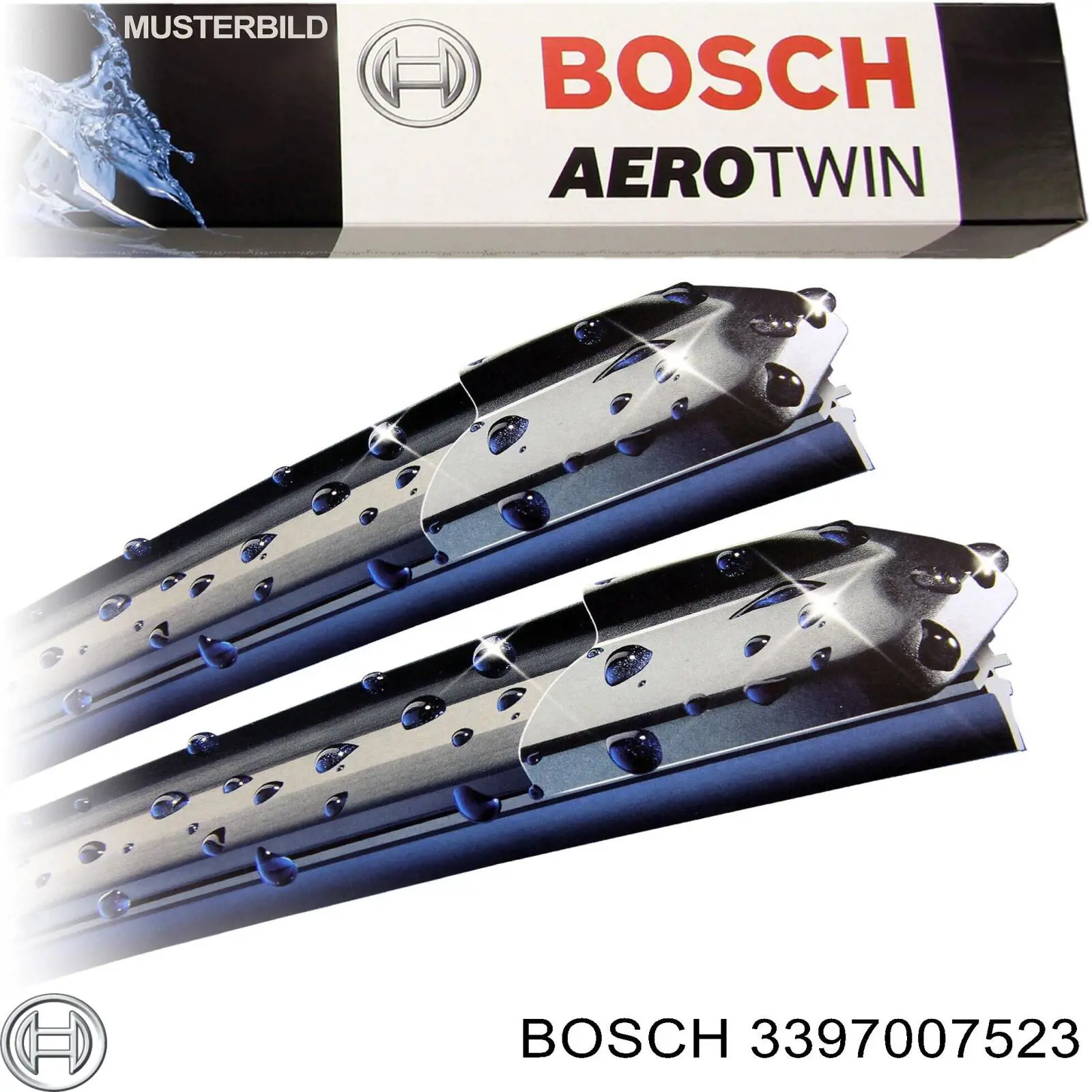 Щетки стеклоочистителя 3397007523 Bosch