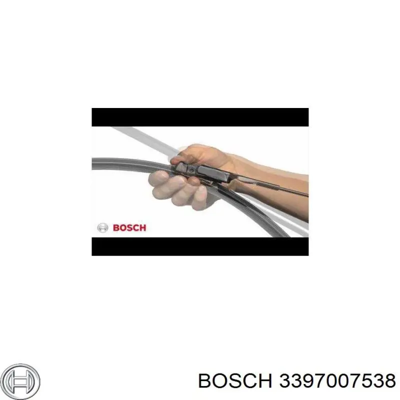 3397007538 Bosch Щетки лобового стекла