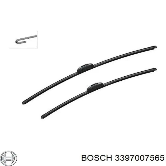 Щетки стеклоочистителя 3397007565 Bosch