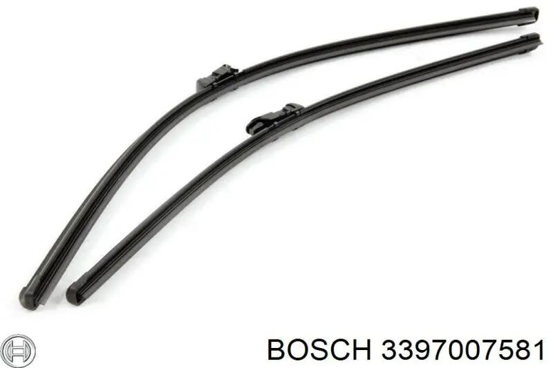 3397007581 Bosch щетка-дворник лобового стекла, комплект из 2 шт.
