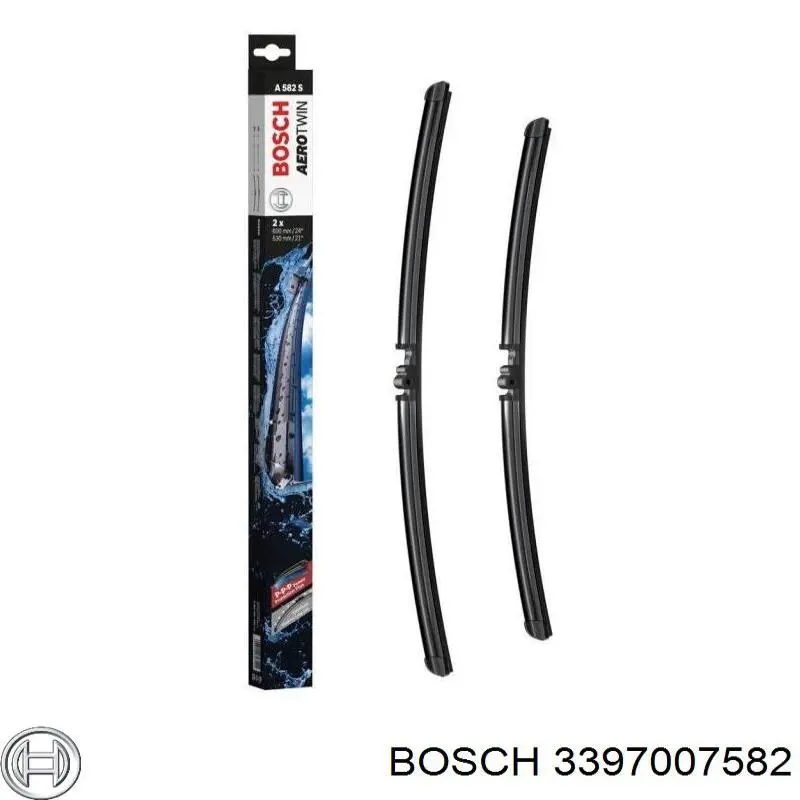 3397007582 Bosch щетка-дворник лобового стекла, комплект из 2 шт.